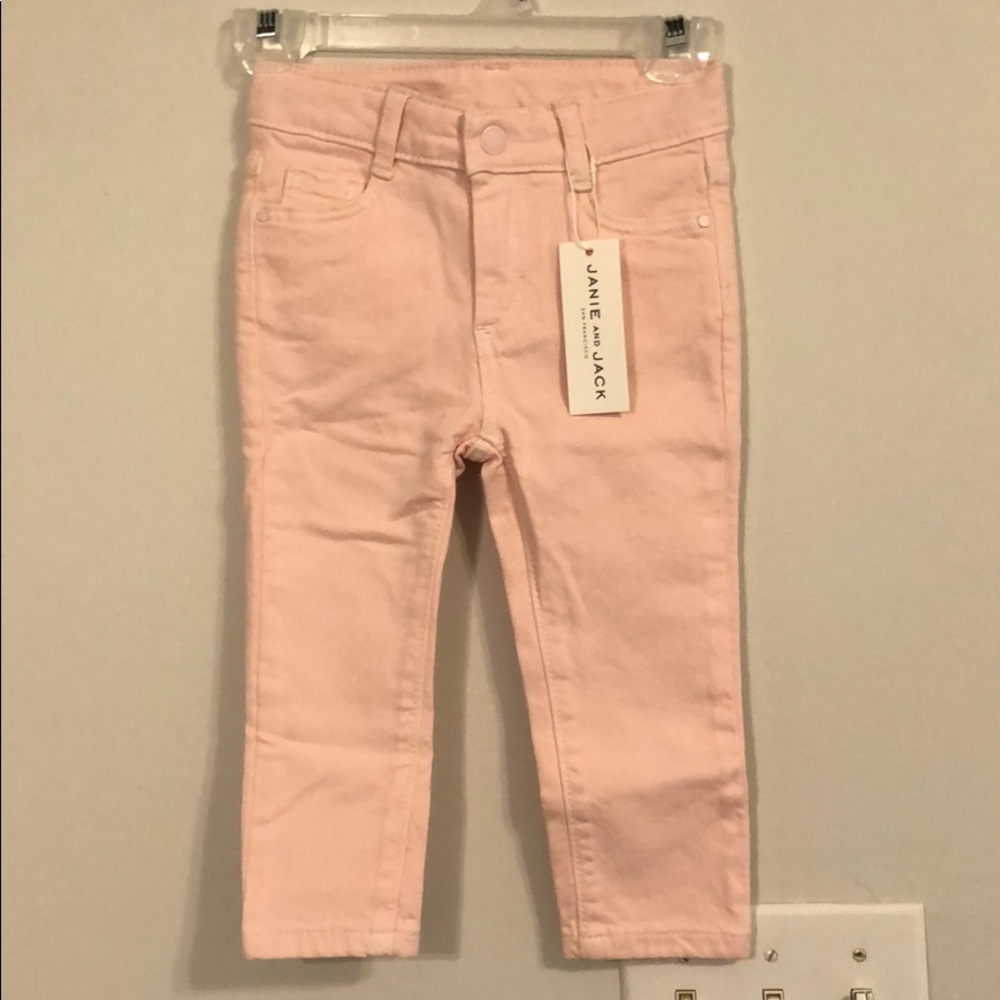 Baby girl pink Janie and Jack jeans